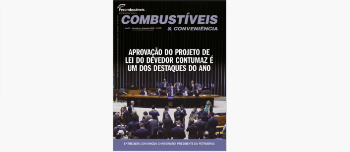 Matéria de capa da revista da Fecombustíveis tem participação do Sergio Massilon da BRASILCOM (janeiro 2026)